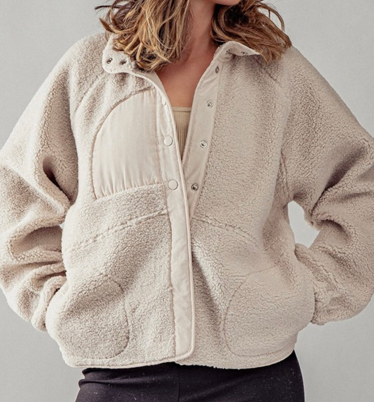 MOUNTAINSIDE TEDDY FLEECE JACKET