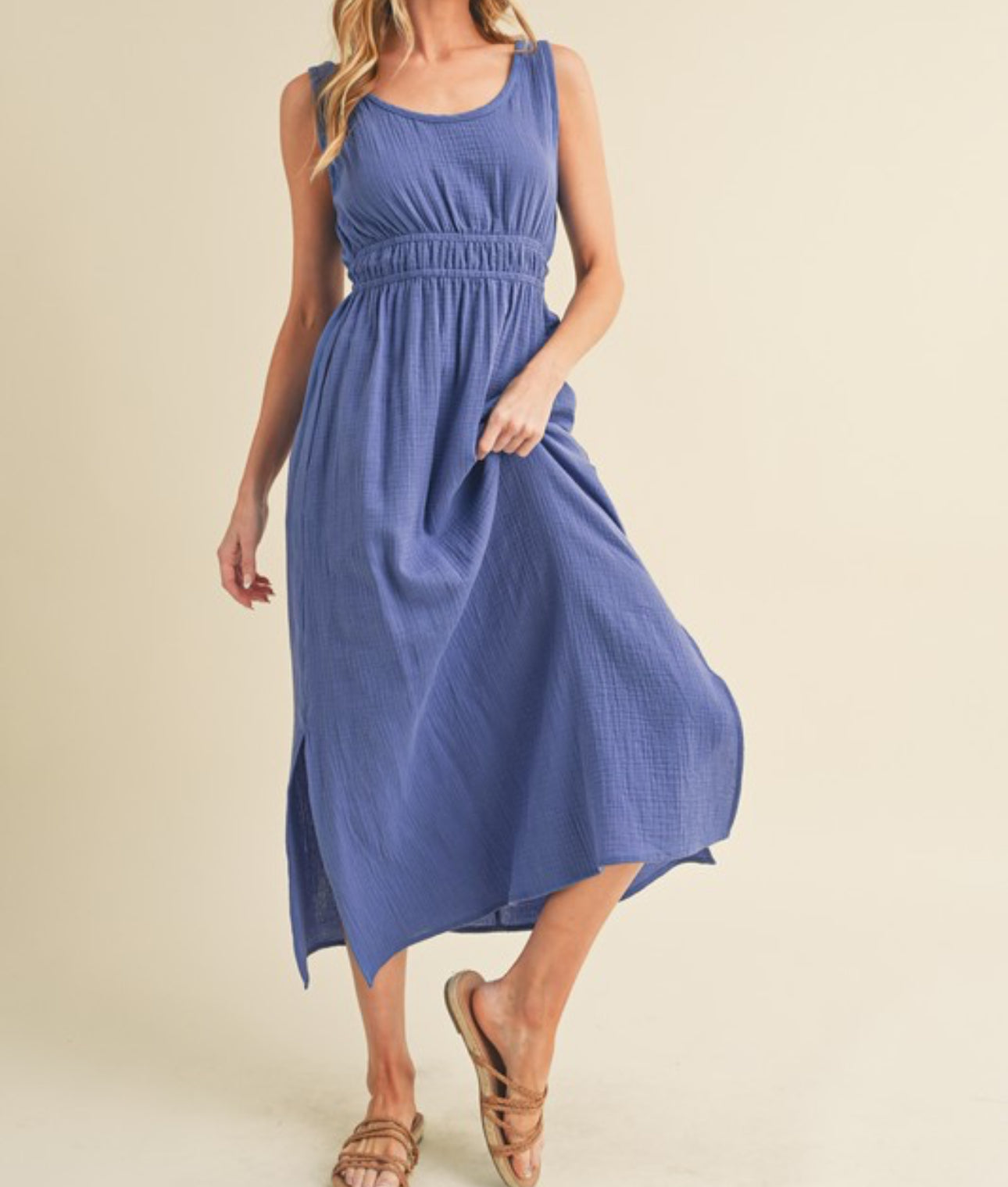 LOOK MY WAY MIDI DRESS