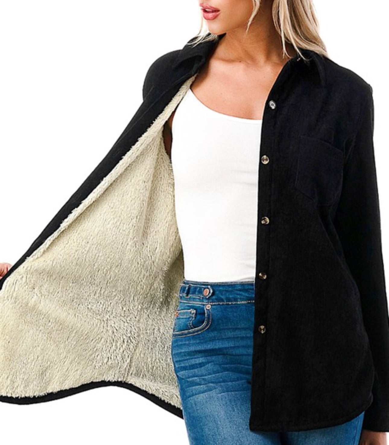 ALL YOUR REASONS CORDUROY SHACKET