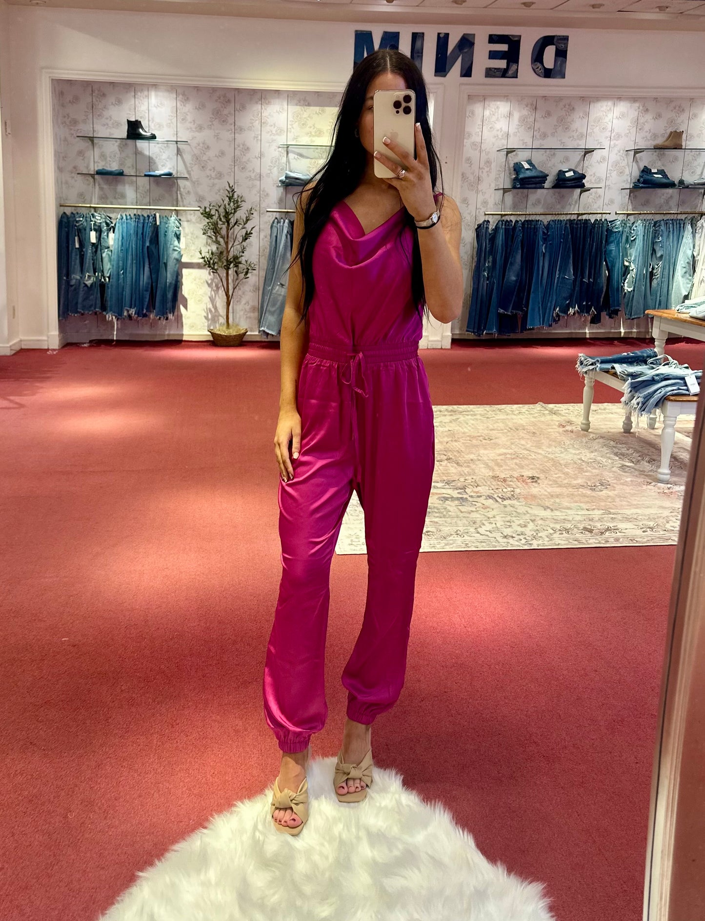 SHE’S A REBEL SATIN JUMPSUIT