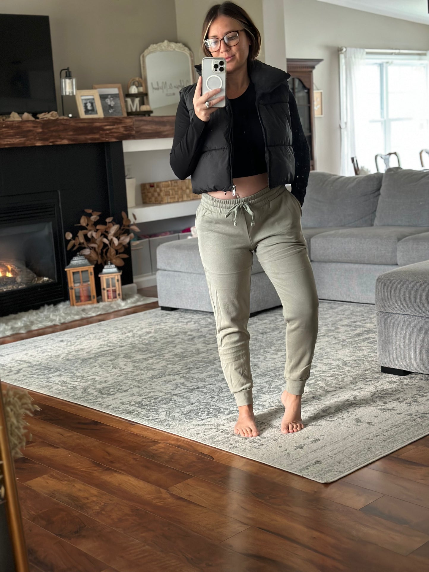 LEDGER HIGH WAISTED JOGGERS