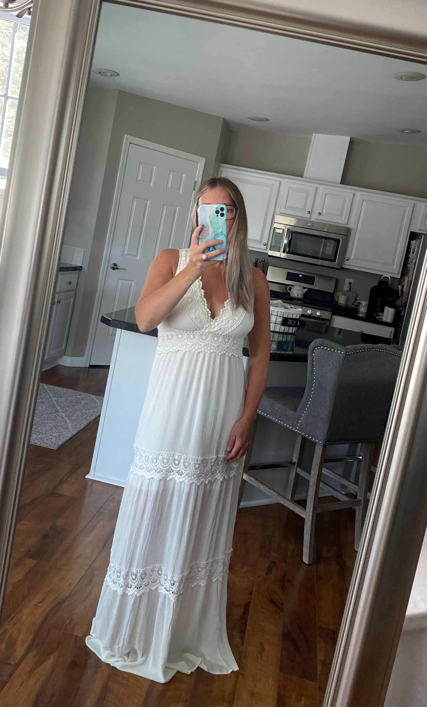 FIND ME IN THE FIELD CROCHET BOHO MAXI DRESS