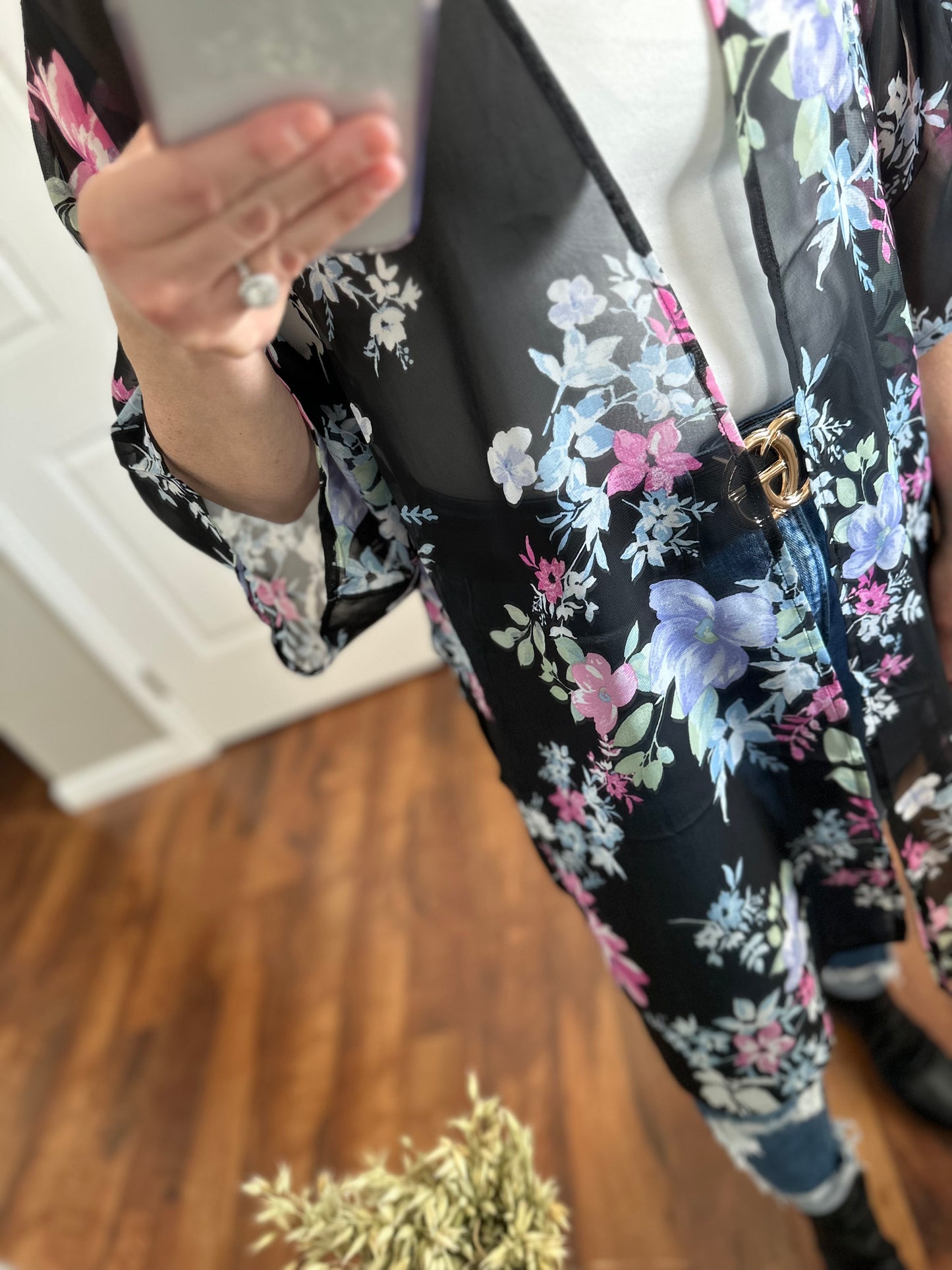 CHERISH YOU FLORAL CARDIGAN KIMONO