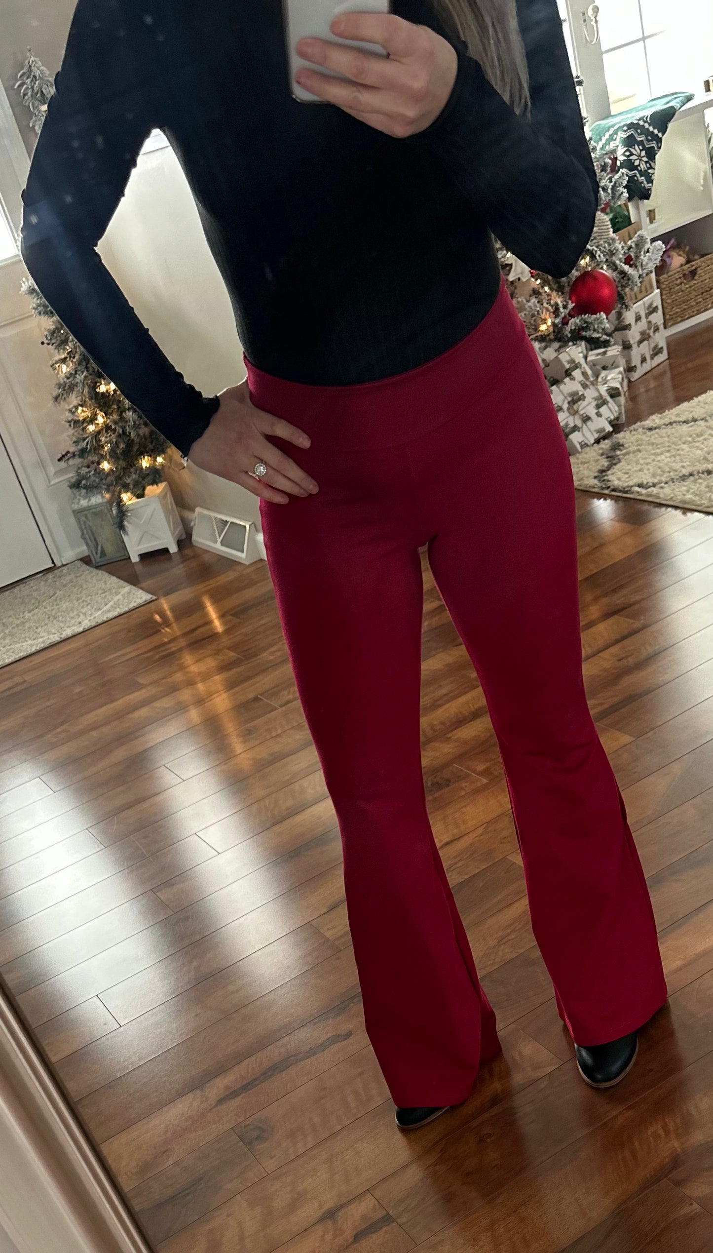 SAY LESS FLARE PANTS