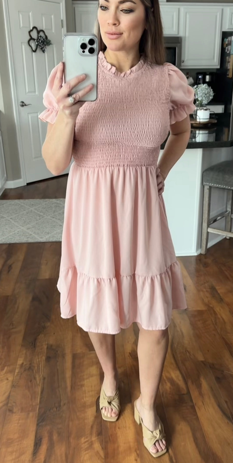 SKYLAR SMOCKED DRESS