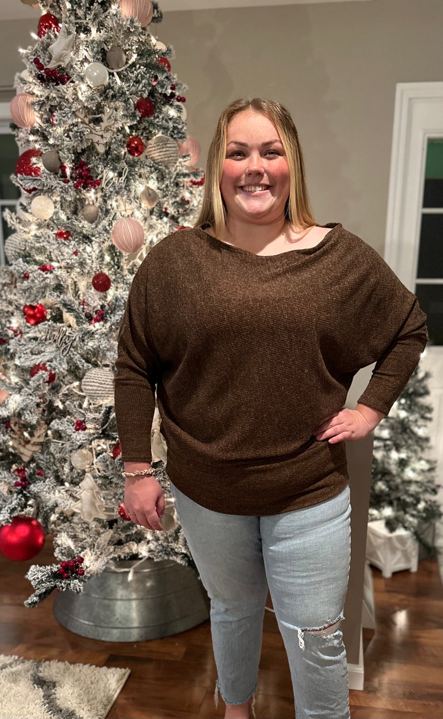 ADORE YOU RIBBED SWEATER