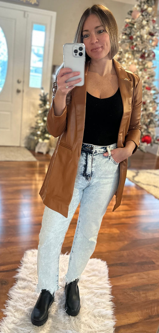 WELL-BEING HIGH RISE CROP FLARE VERVET BY FLYING MONKEY