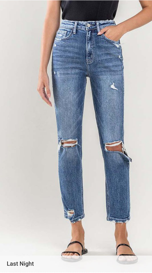 LAST NIGHT BY FLYING MONKEY DISTRESSED MOM JEAN