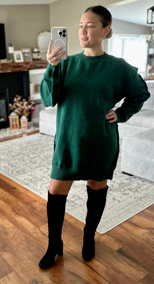 WARM WISHES SWEATER DRESS