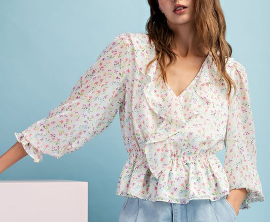 FANTASY FLORAL BLOUSE