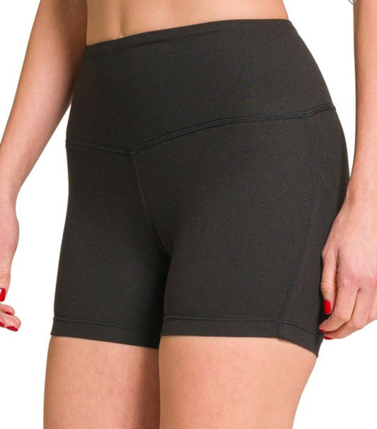 ON THE GO BIKER SHORTS