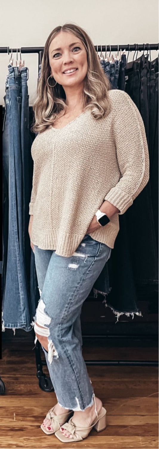 BY THE SEA SWEATER (CURVY)