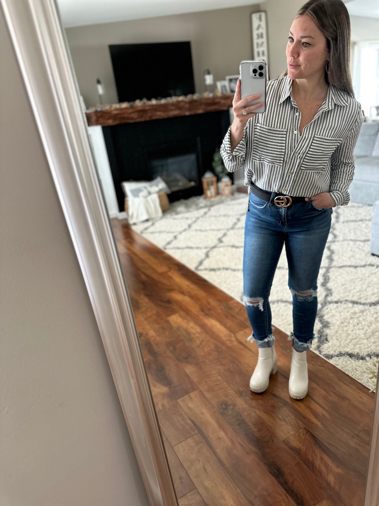 CHERI BUTTON DOWN SHIRT