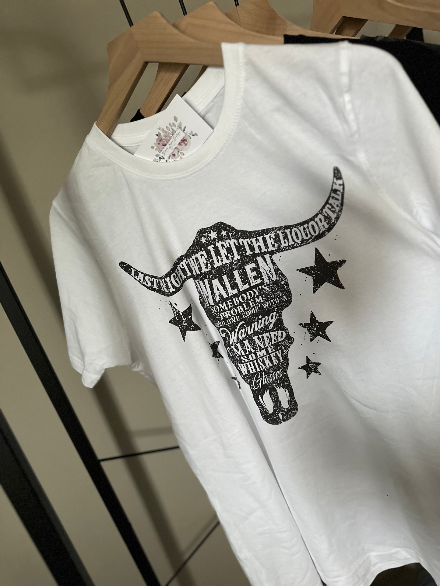 “LAST NIGHT” WALLEN TEE SHIRT